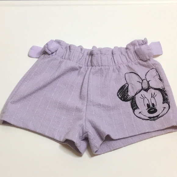 DISNEY MICKEY AND FRIENDS GIRL SIZE 24-36 MONTHS MINNIE SHORTS AND TOP SET - Picture 4 of 9